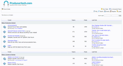 Desktop Screenshot of forum.producertech.com
